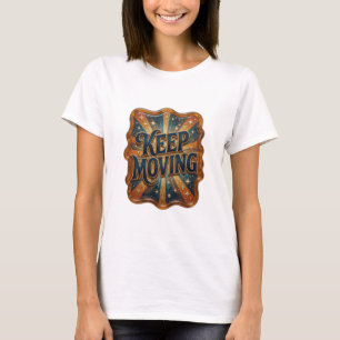 T-shirt graphique Fresh Gold KEEP MOVING