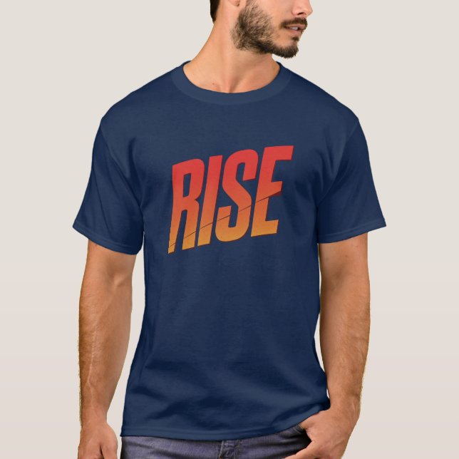 T-Shirt Graphique Hommes Résilients En Acier (Devant)