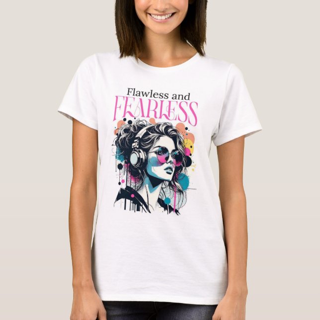 T-Shirt Graphique Impeccable & Intrépide (Devant)