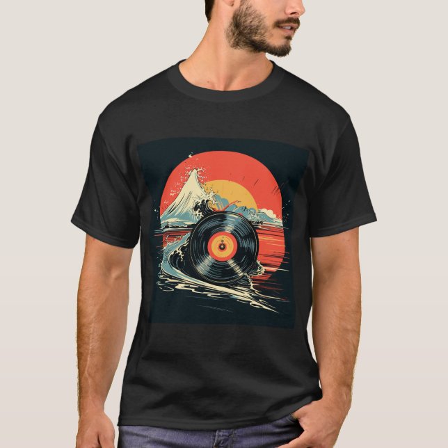 T-shirt Graphique inspiré par la musique (Devant)