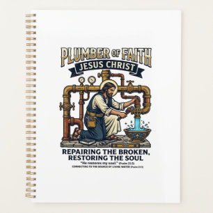 T-shirt graphique Jésus Plombier Art chrétien_1