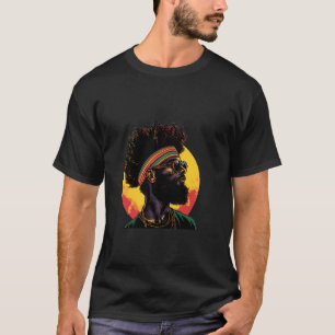 T-shirt Graphique Juneteenth Histoire des Noirs Fier d'Ame