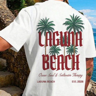 T-Shirt Graphique Laguna Beach Californie Surf Pal