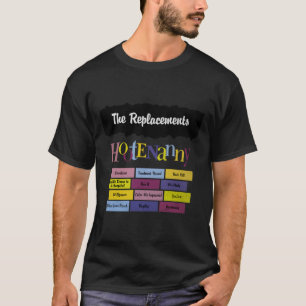 T-shirt Graphique Le Logo Remplacements Music Rock Band