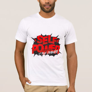 T-shirt graphique « Le vrai pouvoir, c'est le pouv