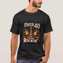T-Shirt Graphique « Les Hommes de Plus de 40 Ans T