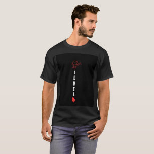 T-Shirt Graphique Level Up - Mode Urbaine & Jeu
