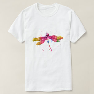 T-shirt Graphique libellule aquarelle indépendant
