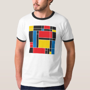 T-shirt graphique moderne de motif inspiré par