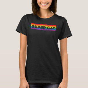 T-shirt Graphique Mois Gay pride des Mens Supergay Lgbtq