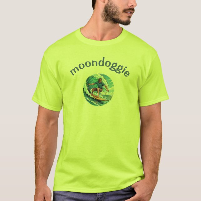 T-shirt graphique Moondoggie Surfer (Devant)