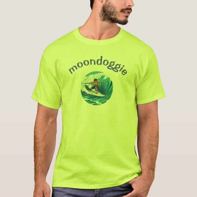 T-shirt graphique Moondoggie Surfer (Devant)