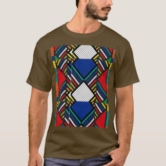 T-shirt Graphique Motif africain zoulou