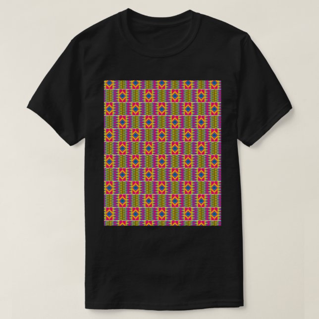 T-shirt Graphique Motif Kente Africa 1 (Design devant)
