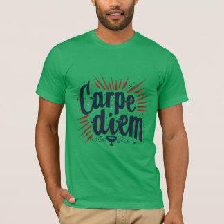T-Shirt Graphique Motivant Carpe Diem