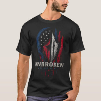 T-Shirt Graphique Motivant pour Guerrier Patriotiq