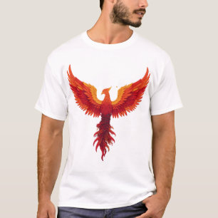 T-shirt graphique « Oiseau mythique » « Phénix mon