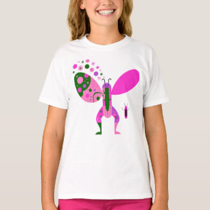 T-Shirt Graphique Papillon Coloré