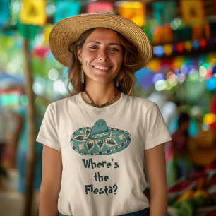 T-shirt Graphique personnalisé de slogan bleu turquoise So