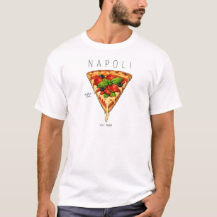 T-shirt graphique Pizza Napolitaine Authentique