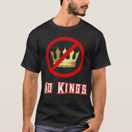 T-shirt graphique politique Pas de rois