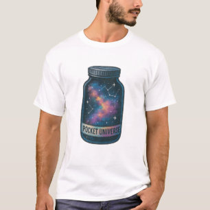 T-Shirt Graphique Pot Univers Stellaire