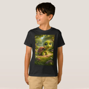 T-shirt graphique pour enfants mignons T-shirt q