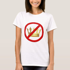T-shirt graphique pour femmes 'No Kings'
