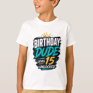 T-shirt graphique pour garçon adolescent anniversa