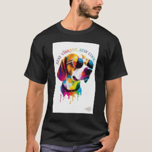 T-shirt graphique pour homme ADOM "Stay Vibrant, S
