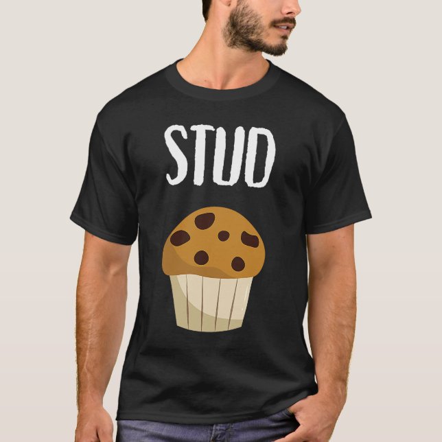T-shirt Graphique pour Hommes Stud Muffin (Devant)