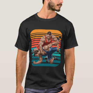 T-Shirt Graphique pour Lutteur de Lutte Universita