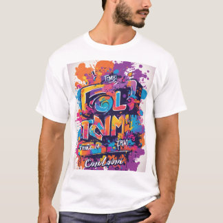 T-shirt Graphique pour un événement Color Run