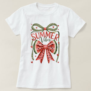 T-Shirt Graphique Rétro Summer Vibes