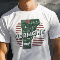 Graphique Rétro Voyage Vermont Iconique