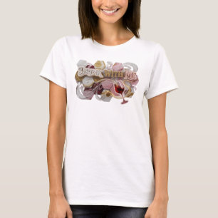 T-shirt graphique rose gras BOIS AVEC MOI