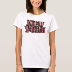 T-shirt graphique rouge gras NEW YORK