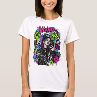T-shirt graphique sans plans