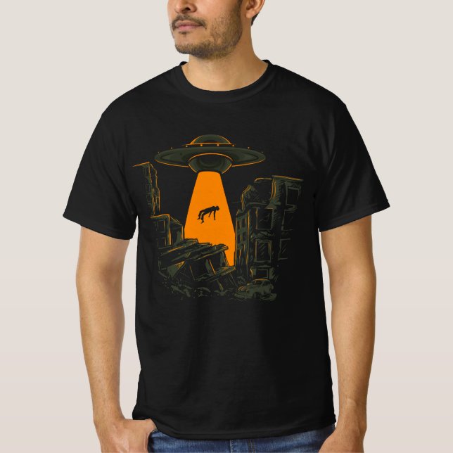 T-shirt graphique spatial (Devant)