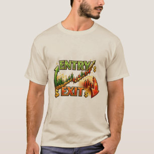 T-Shirt Graphique Stratégie de Trading Entrée Sort