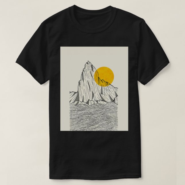 T-shirt Graphique Sun Cliffs (Design devant)