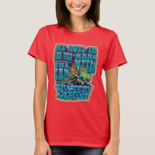 T-shirt Graphique super de Fam de machine de mystère