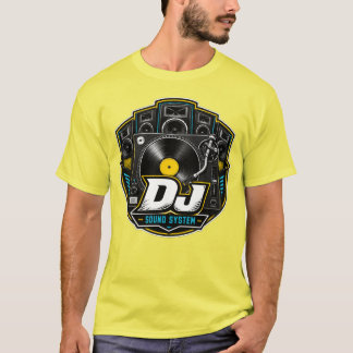 T-Shirt Graphique Système de Son DJ