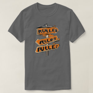 T-shirt graphique tendance pour les règles