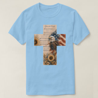 T-Shirt Graphique Thème Patriotique Américain