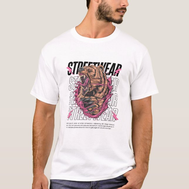 T-shirt graphique urbain | Art Tee for Men (Devant)