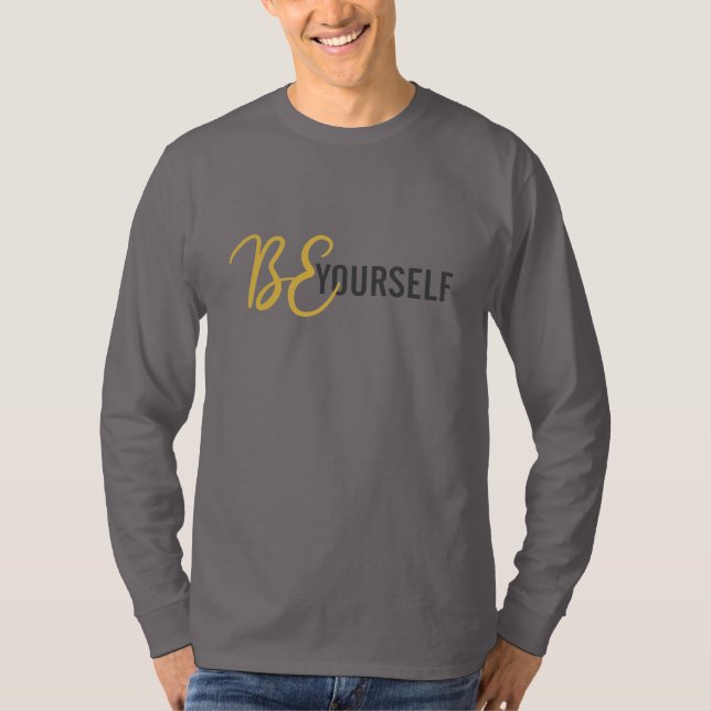 T-shirt Graphique urbain moderne, simple et urbain de Be Y (Devant)