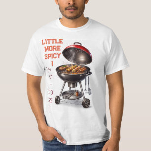 T-Shirt graphique Valeur de Grill BBQ Un peu plus
