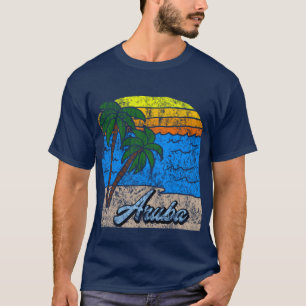 T-shirt Graphique vintage d'Aruba