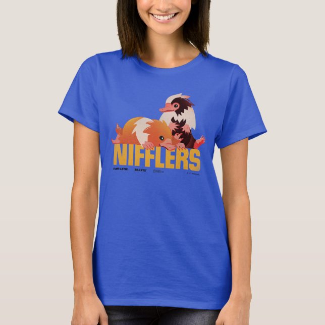 T-shirt Graphique Vintage des nifflers (Devant)